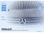 Kühlergrill MERCEDES-BENZ A-Klasse (W169) 1698800083