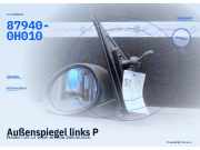 Außenspiegel links PEUGEOT 107 87940-0H010