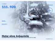 Motor ohne Anbauteile MERCEDES-BENZ C-Klasse (W202) 111.920
