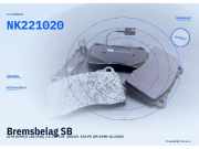 Bremsbelag SB ALFA ROMEO 166 (936) NK 221020