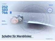 Schalter für Warnblinker RENAULT Modus - Grand Modus (P) 252103766R