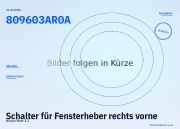 Schalter für Fensterheber rechts vorne Nissan Note (E12) 809603AR0A