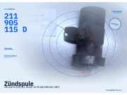 Zündspule VW Golf II (19E) 0221122349 BOSCH 211905115D