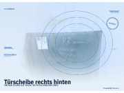 Türscheibe rechts hinten VW Golf II (19E)