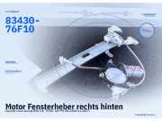 Motor Fensterheber rechts hinten SUZUKI Liana Kombi (ER) 8343076F10 83430-76F10