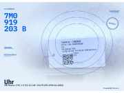 Uhr VW Sharan (7M) 7M0919203B