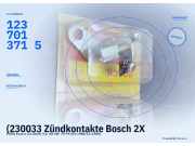 (230033 Zündkontakte Bosch 2X FORD Escort Fiesta 1237013715) 1237013715