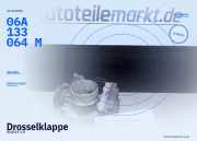 Drosselklappe Audi A3 (8L1) 06A133064M