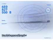 Heckklappendämpfer VW Golf III (1H) 6E0827550B
