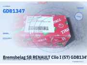 Bremsbelag SB RENAULT Clio I (57) GDB1347