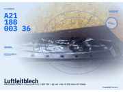 Luftleitblech Mercedes-Benz E-Klasse (W211) E 280 CDI 140 kW (03.2005–12.2008) A2118800336