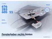 Fensterheber rechts hinten BMW 5er (E39) 67628360511
