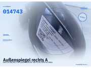 Außenspiegel rechts AUDI A4 (8D, B5) 014743