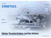 Motor Fensterheber rechts hinten BMW 7er (E32) 0130821187 BOSCH 19087421