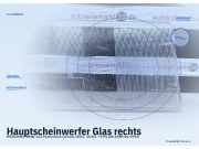 Hauptscheinwerfer Glas rechts MERCEDES-BENZ 124 Stufenheck (W124)