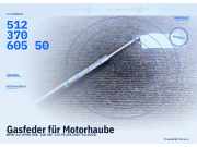 Gasfeder für Motorhaube BMW 3er (E90) 51237060550