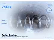Feder hinten PEUGEOT 307 74648