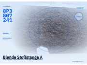 Blende Stoßstange AUDI A3 (8P) 8P3807241