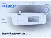 Sonnenblende rechts MITSUBISHI Carisma (DA0) MR915134