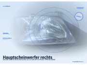 Hauptscheinwerfer rechts SUZUKI Swift II Stufenheck (AH, AJ)