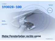 Motor Fensterheber rechts vorne MERCEDES-BENZ C-Klasse (W202) 193028-100