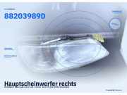 Hauptscheinwerfer rechts PEUGEOT 306 Cabriolet 88203989D