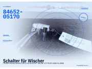Schalter für Wischer TOYOTA Avensis Kombi (T25) 8465205170 84652-05170