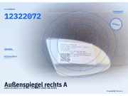 Außenspiegel rechts AUDI A2 (8Z) 8Z1858532 FKZ 12322072