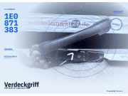 Verdeckgriff VW Golf IV Cabriolet (1E7) 1E0871383