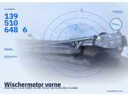 Wischermotor vorne FORD Focus Turnier (DNW) 1395106486