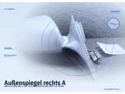 Außenspiegel rechts AUDI A4 (8D, B5)