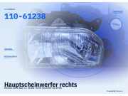 Hauptscheinwerfer rechts MAZDA 121 I (DA) 110-61238