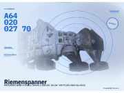 Riemenspanner MERCEDES-BENZ A-Klasse (W169) A6402002770