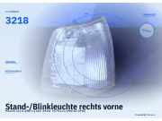 Stand-/Blinkleuchte rechts vorne MAZDA 121 II (DB) 3218