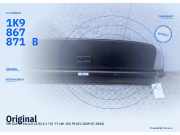 Original VW Golf 6 & 5 Variant Laderaumabdeckung 1K9867871B 1K9867871 B VI Kombi 1K9867871B
