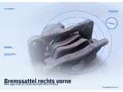 Bremssattel rechts vorne OPEL Agila (H-B)