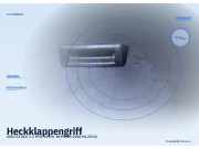 Heckklappengriff AUDI A1 (8X)