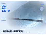 Heckklappendämpfer PEUGEOT 206 Schrägheck (2A/C) 9631441380