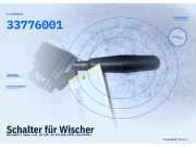Schalter für Wischer PEUGEOT 106 I 9604959477 33776001