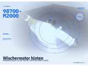 Wischermotor hinten HYUNDAI Santamo 98700-M2000