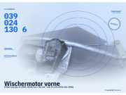 Wischermotor vorne FORD Scorpio II (GFR, GGR) 0390241306