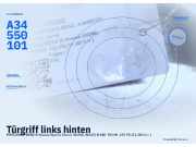 Türgriff links hinten MERCEDES-BENZ B-Klasse (W246) A34550101