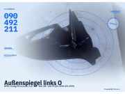 Außenspiegel links OPEL Omega B Caravan 090492211