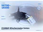 (118865 Wischermotor hinten HYUNDAI iX20 (JC) ) 98700-1K000