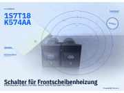 Schalter für Frontscheibenheizung FORD Mondeo III (B5Y) 1S7T18K574AA