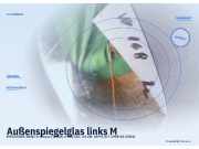Außenspiegelglas links MERCEDES-BENZ A-Klasse (W168)