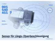 Sensor für Längs-/Querbeschleunigung MERCEDES-BENZ E-Klasse (W210) 0265005230 0015404517