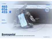 Bremspedal RENAULT Trafic III Kasten (FG) 465016415R