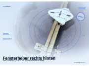 Fensterheber rechts hinten SEAT Toledo I (1L)