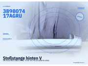 Stoßstange hinten VW Passat (3B3) 3B9807417A GRU